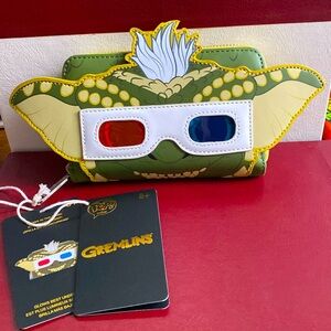 Gremlins stripe 3D glasses pop Loungefly wallet